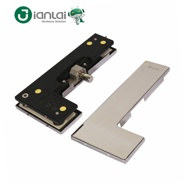 Tempered Glass Door Durable Corner Connector Stainless Steel L Patch Fittings