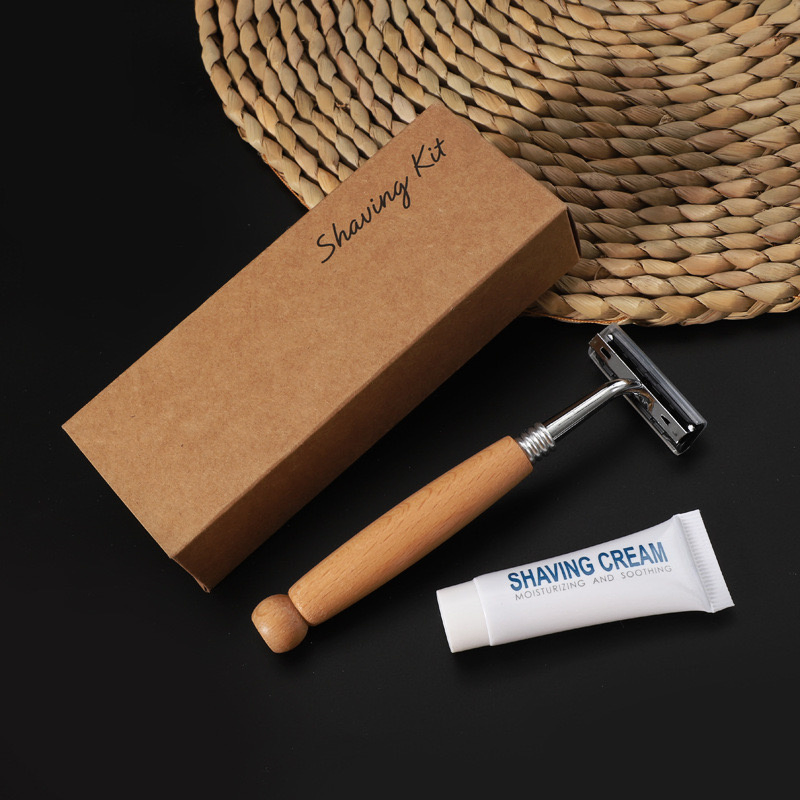Hotel Amenities Wholesale Manufacturer Cheap Hotel Disposable Shaving Razor Kit