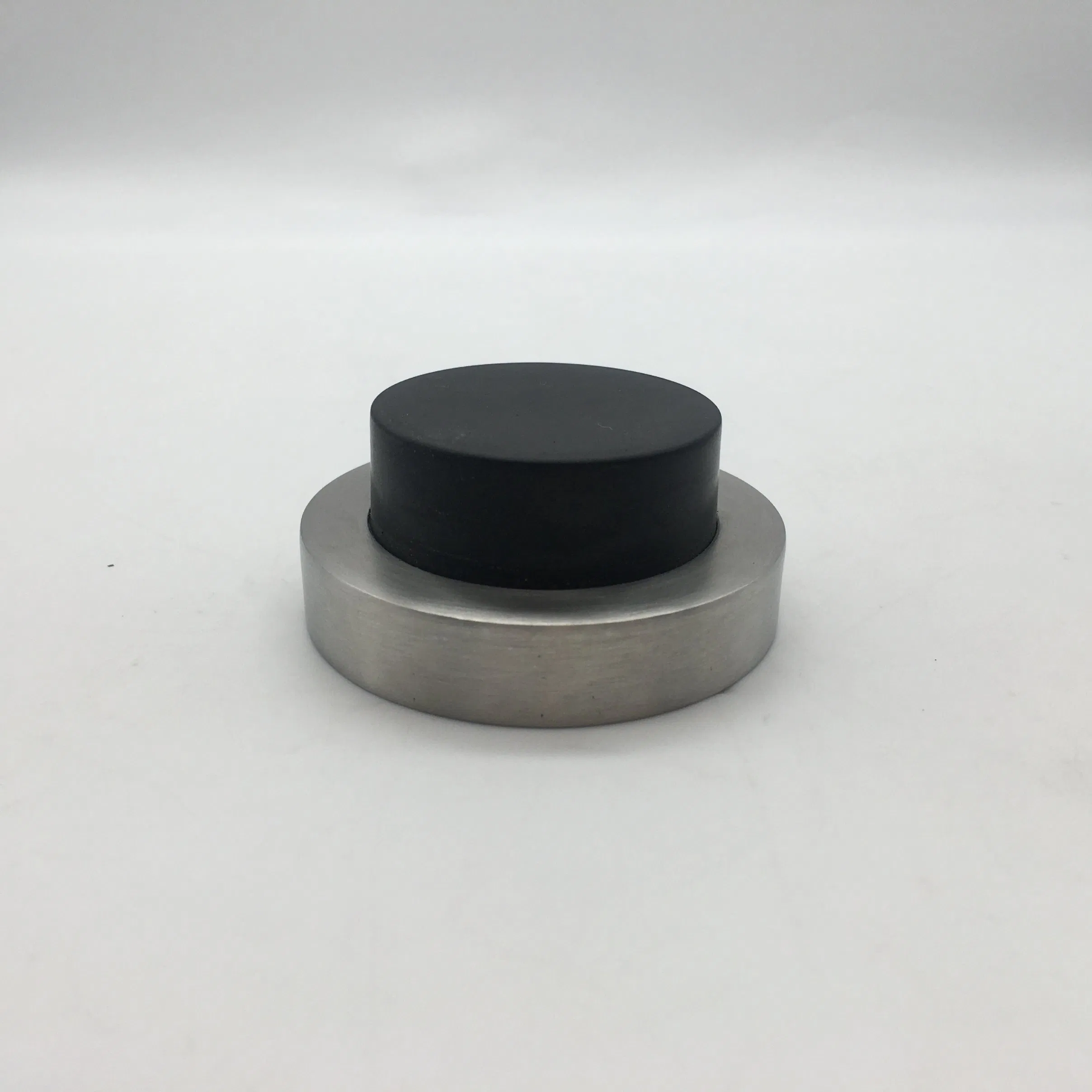 Silver Solid Stainless Steel Anti-Collision Door Stoppers Bedroom Wall Absorbing Strong Magnetic Door Stopper
