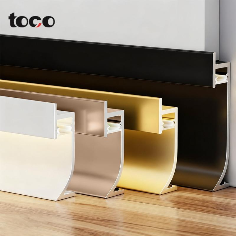 Durable Aluminum Alloy Waterproof Trim Light Aluminum LED Skirting Board