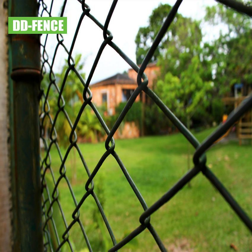 Factory Sale Sport Playground Garden Diamond Wire Mesh Chain Link Fence