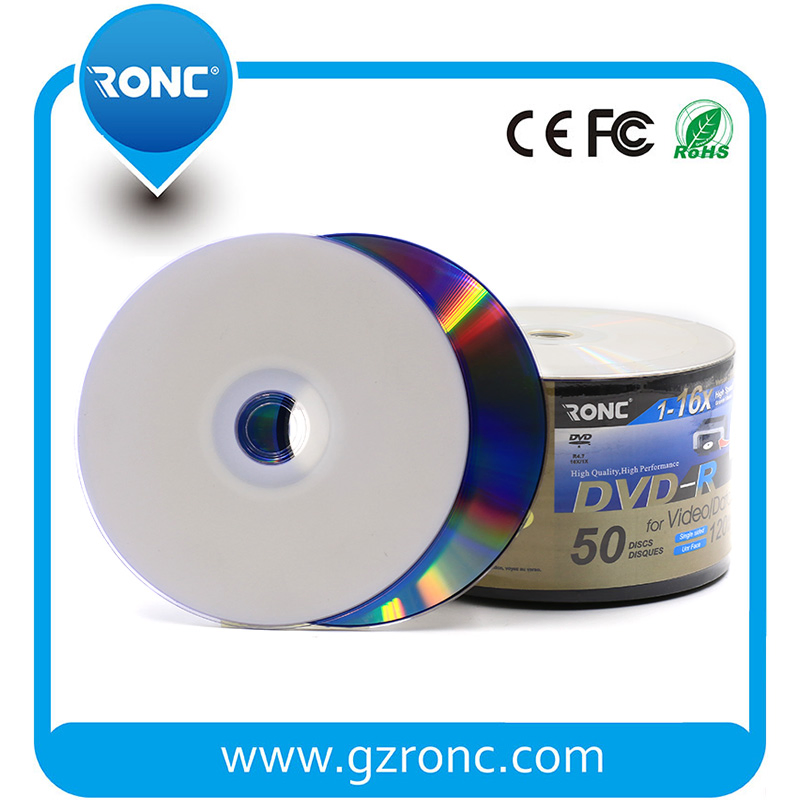 DVD-R 4.7GB белые для печати, в боксах