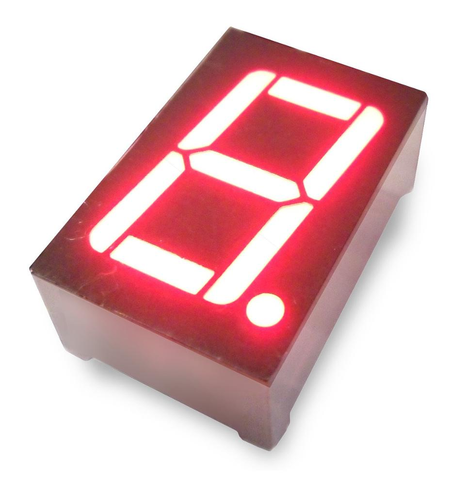 Single 4 Digit 7 Segment Blue LED Display for Industry
