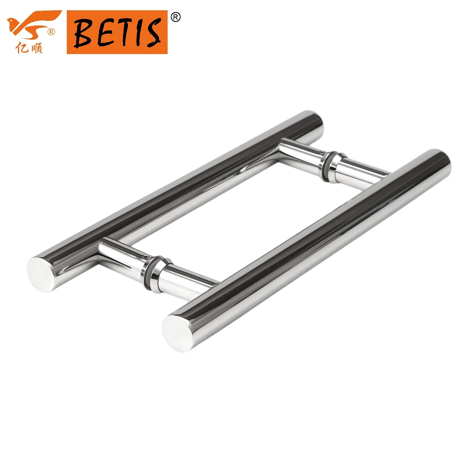 OEM Frameless Wholesale Stainless-Steel Door Handle Bathroom Shower Enclosure Glass Hardware Accessories Fittings Grab Bar Towel Bar Two-Sides Pull Handle