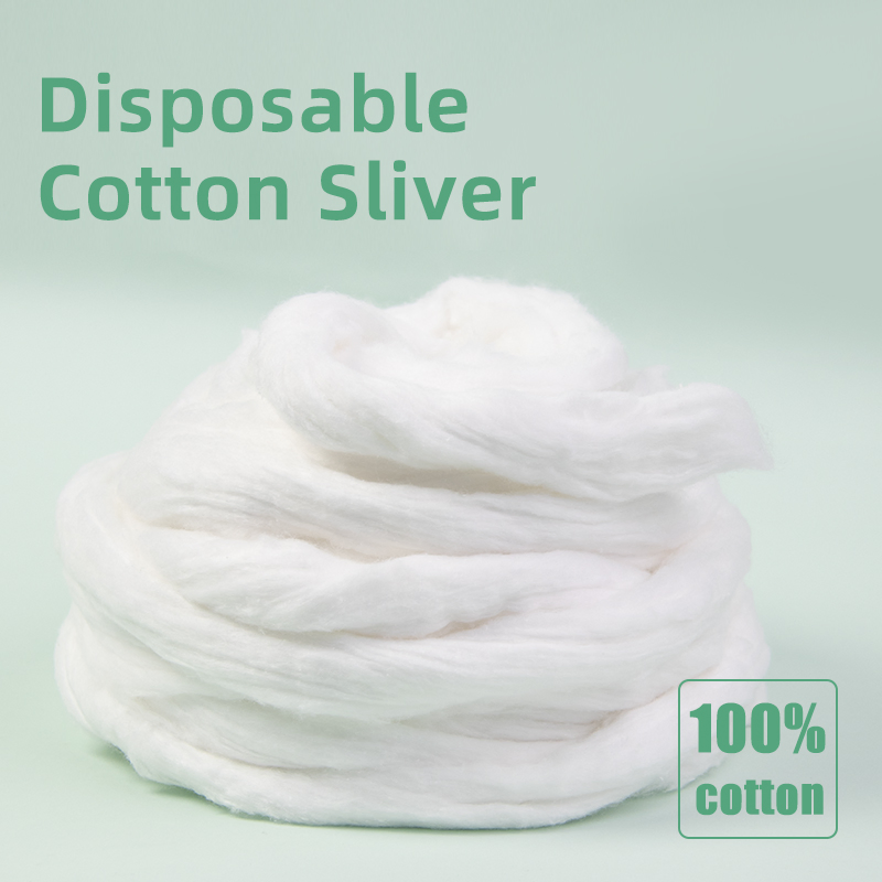 Cotton Coil for Salon 520 Feet Cotton Sliver for Cleaning Skin Care