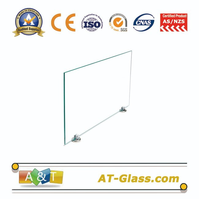 Safety Transparent Toughened Glass with Certificate, for Window, Shower Door Glass