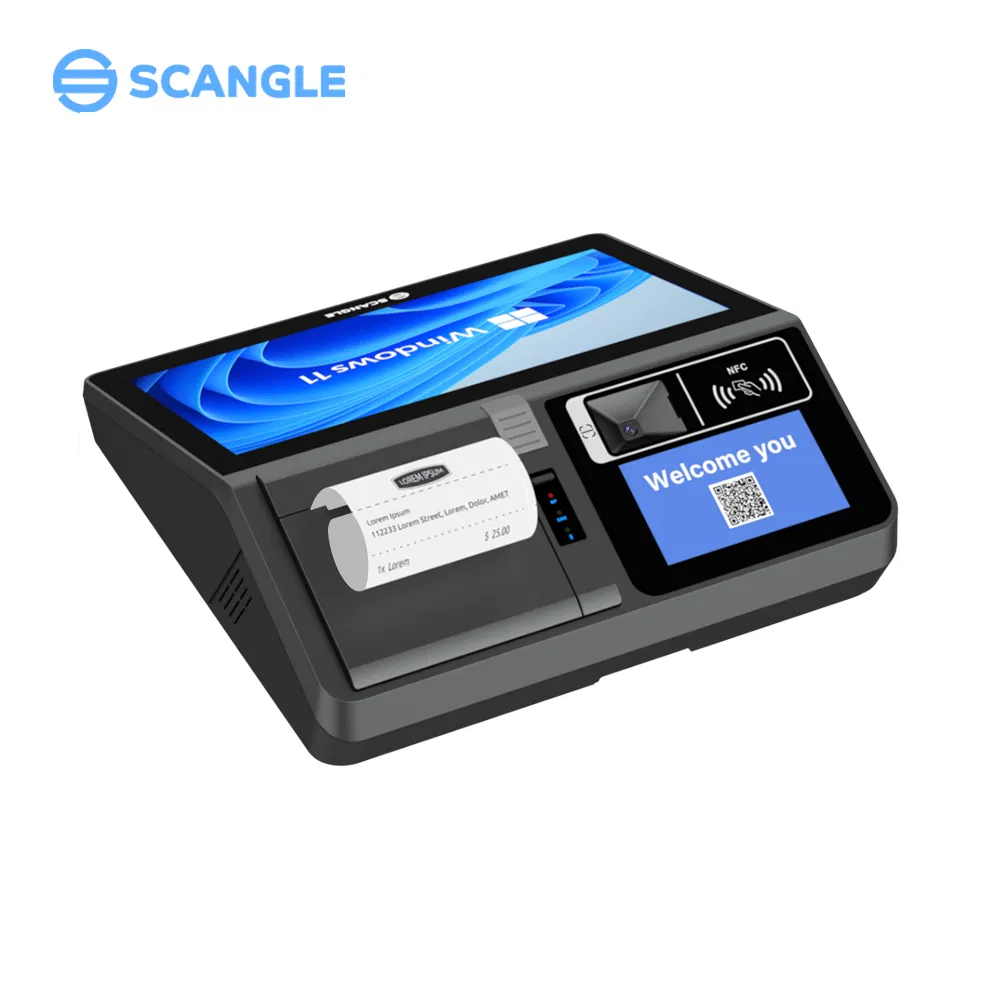 ODM 11.6" Customized Cash Register POS System with Printer +Scanner +NFC