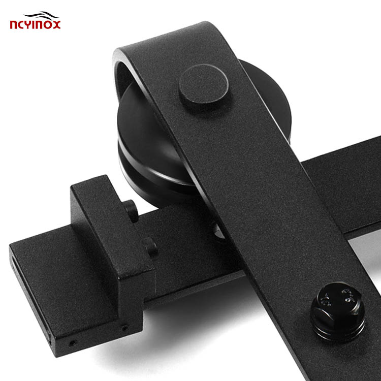 Interior Position Heavy Duty Antique Style Wooden Sliding Barn Door Hardware System