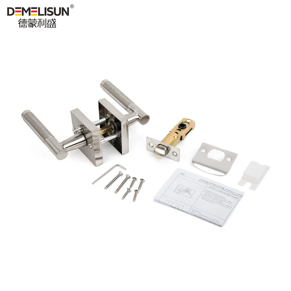 Custom Zinc Alloy Furniture Hardware Door Lever Handle Lock