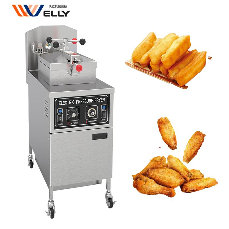 Industrial LPG Big Over Sized Automatic Broast Gas Pressure Deep Fryer Electric Pressure Fryer Chicken Machine