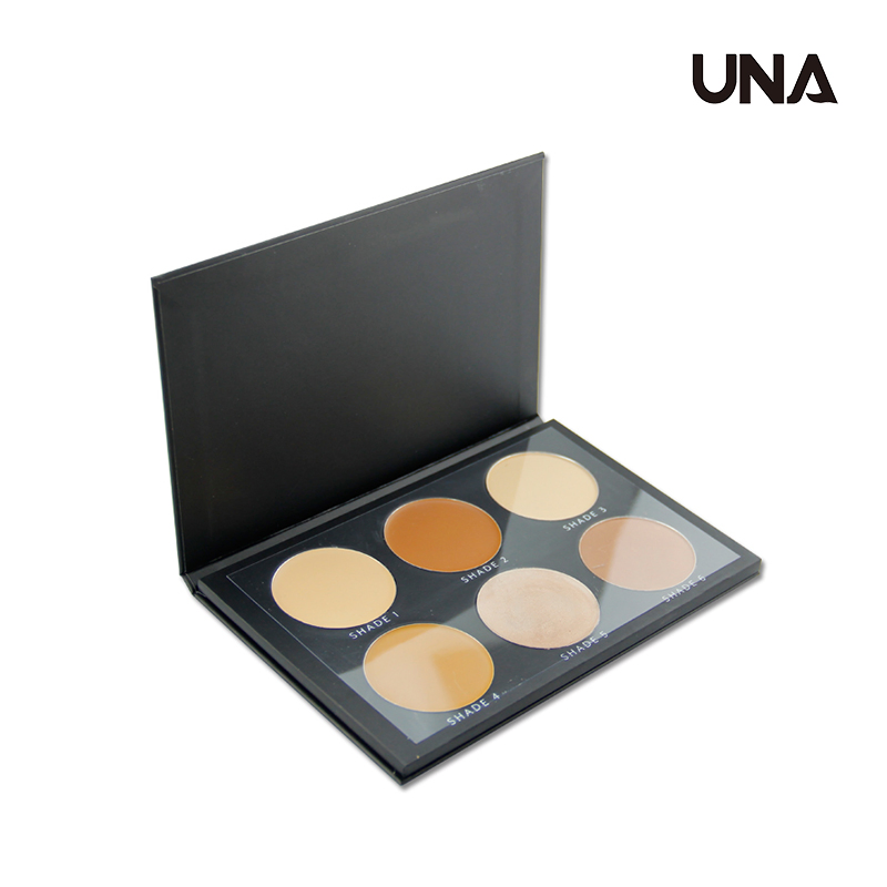 Wholesale 6 Color Multipurpose Face Body Contour Shading Powder Private Label Long Lasting Makeup Concealer Palette