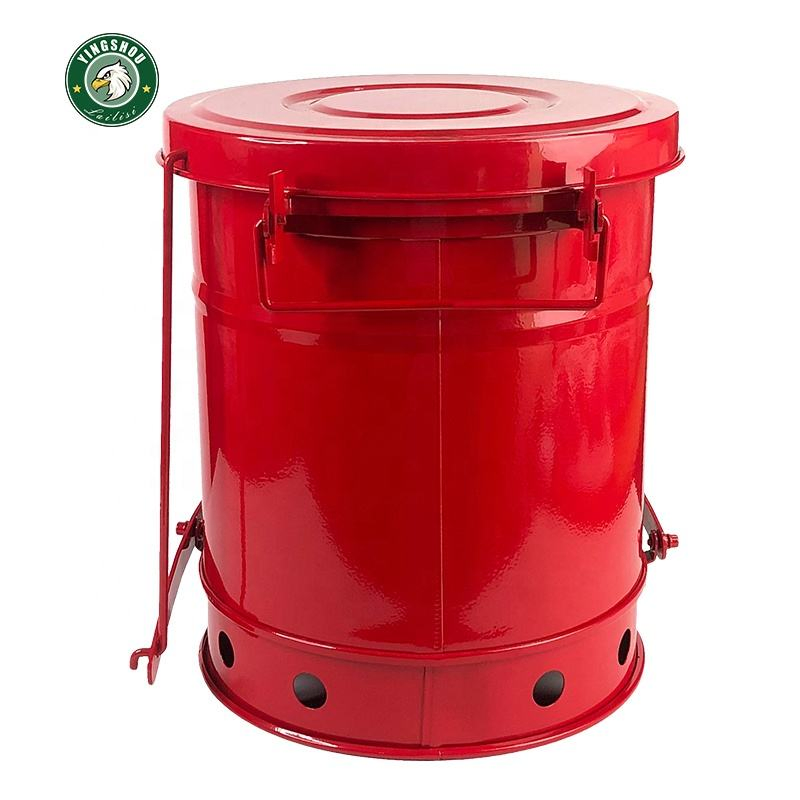 Red Rags Oily Waste Cans Protective Film Oil and Gas Paint Rag Cans