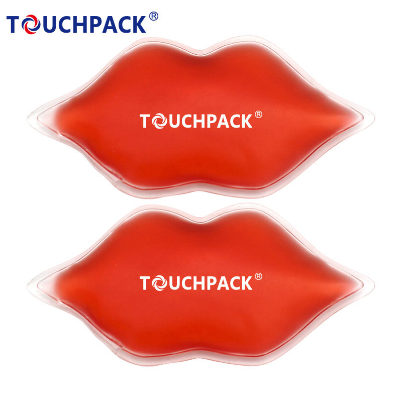 Wholesale Customized Hot Cold Lip Gel Pack Reusable Lip Ice Pack Cooling Lip Gel Pack