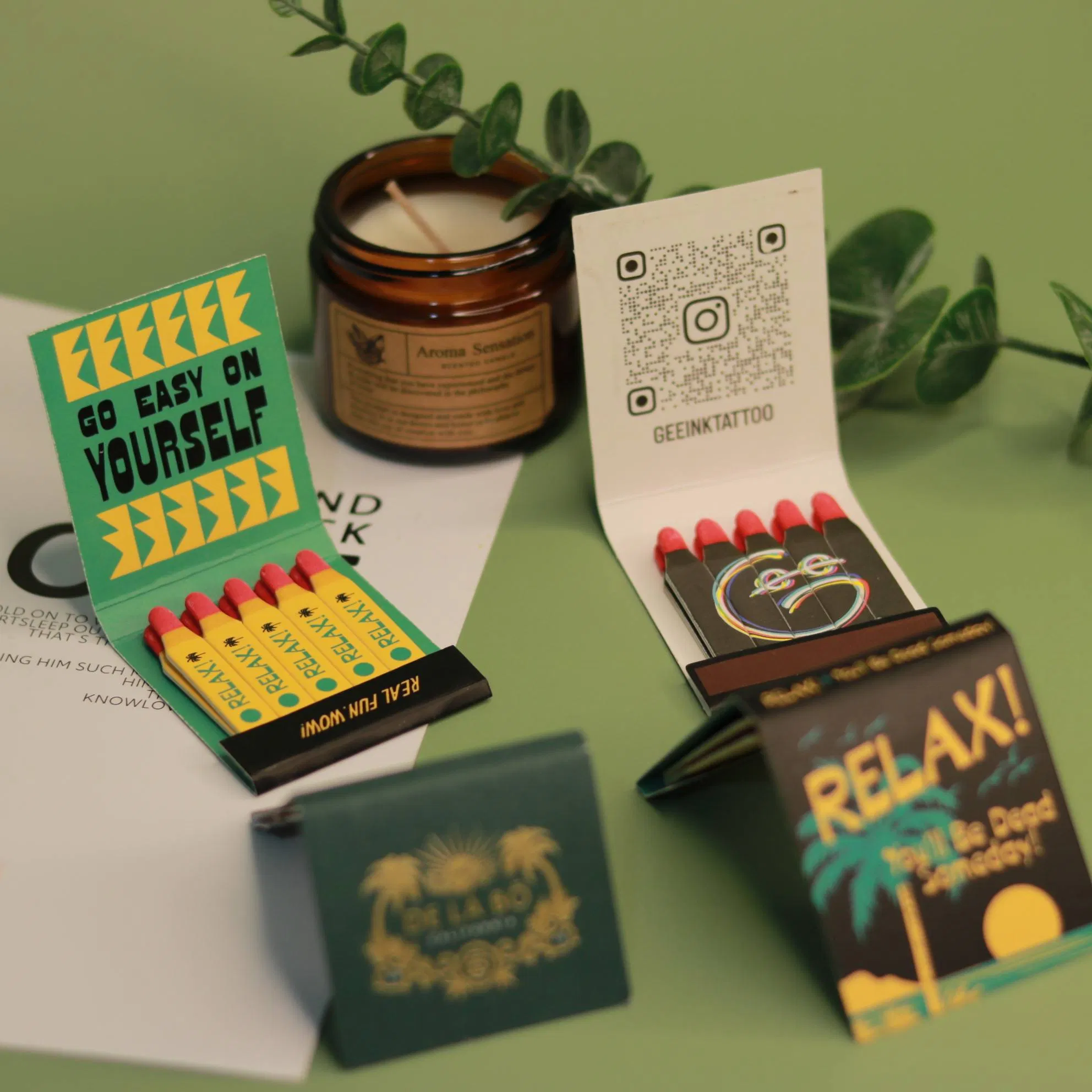 Wholesale Match Boxes with Personalized Logo Printing Service