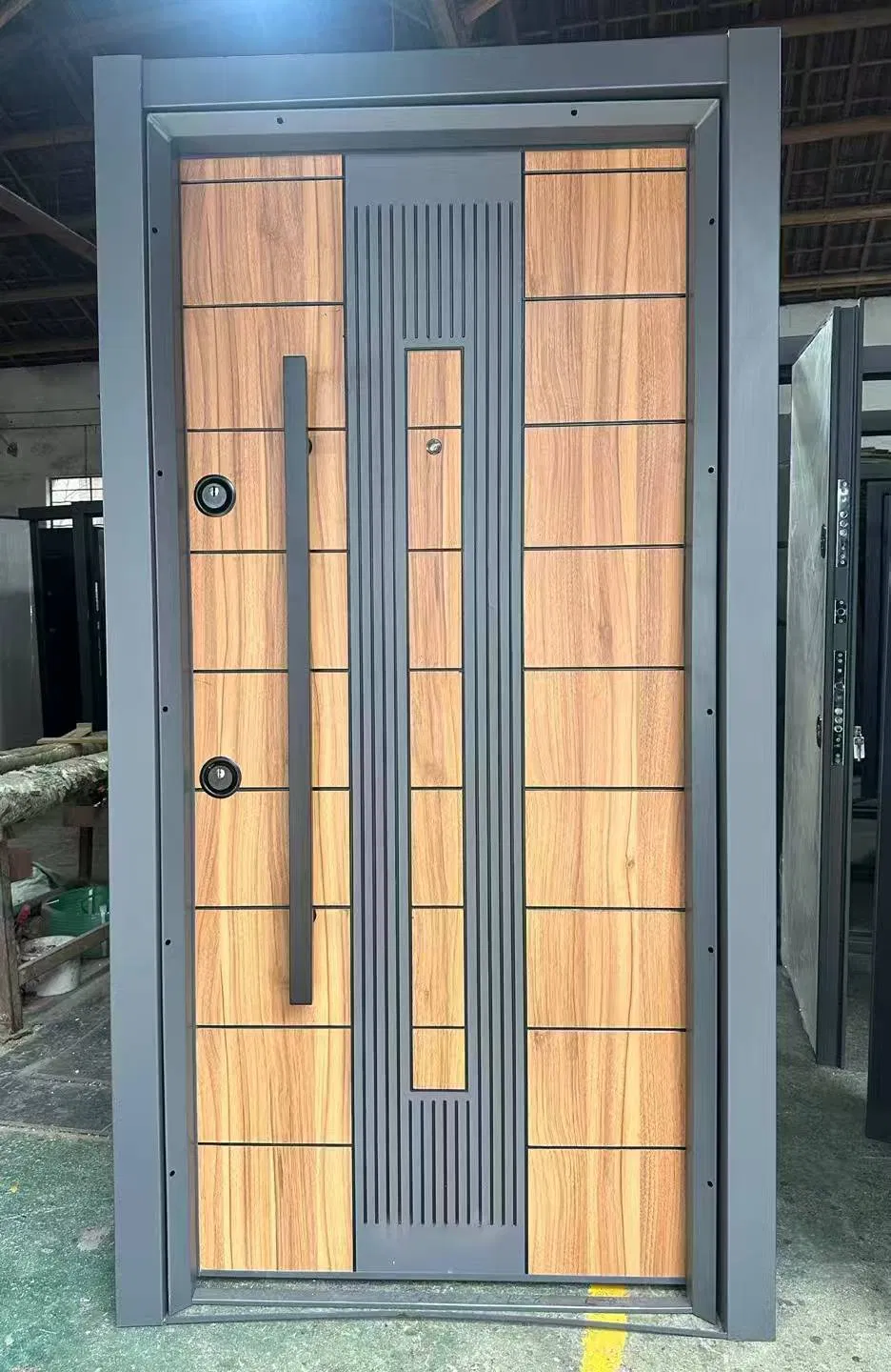 Металлическая входная дверь Win-Star, сталь, WPC