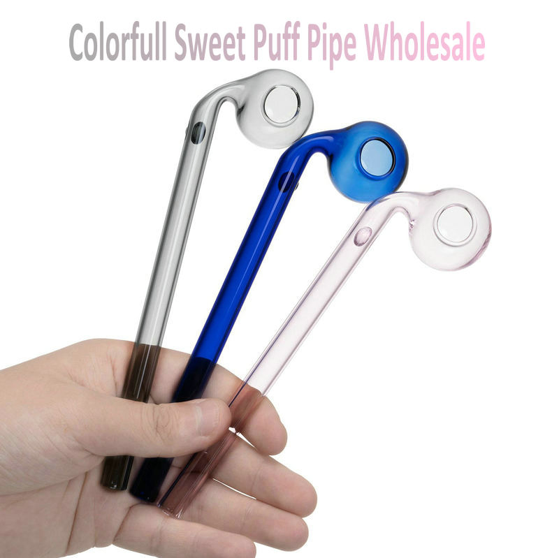 Colorful Sweet Puff Pipe Wholesale Oil Burner Pipes