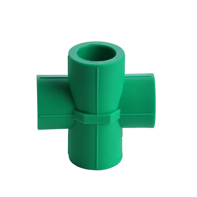 High Quality Pn16 Pipe Fittings with Smooth Surface Plumbing Fitting PPR Corss for Water Application