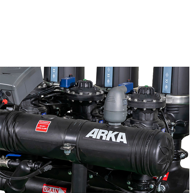 3 Inch 5 Unit Automatic Self Cleaning Disc Filter System for Drip Irrigation