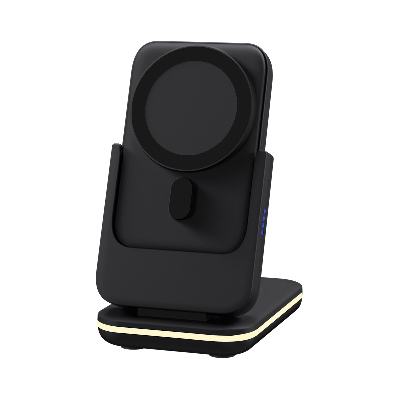 Беспроводная зарядка-держатель для телефона и часов