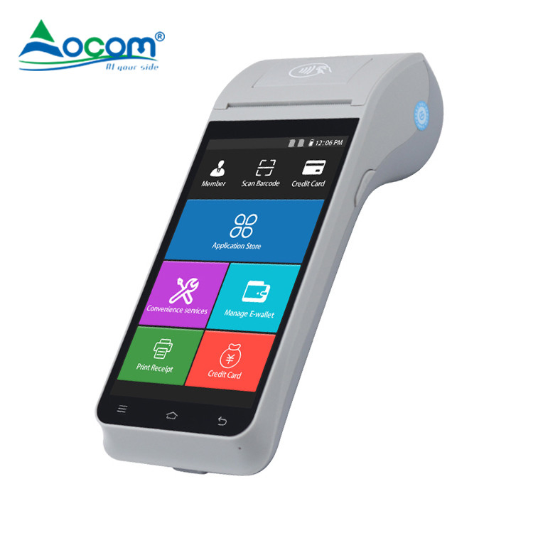 Android 11 Touch Screen 4G Handheld Mobile POS Terminal with Printer