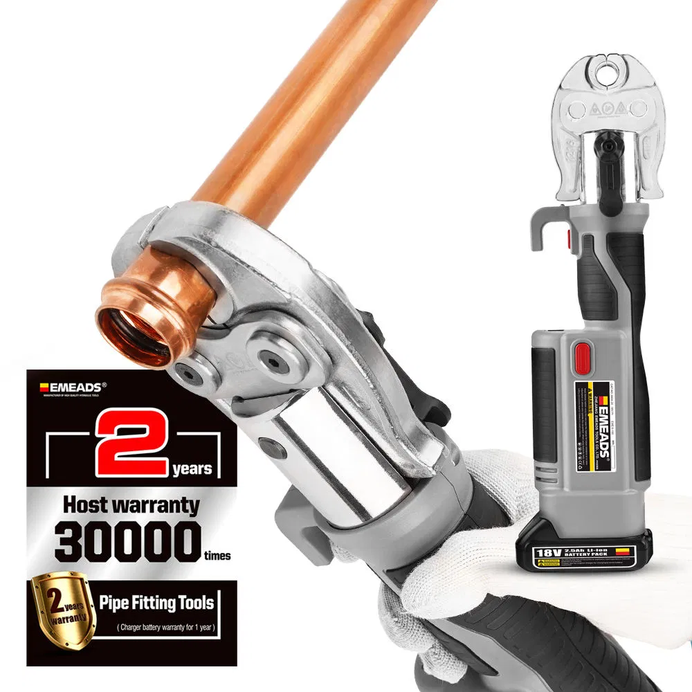 Emeads Ges-1525 Electric Copper Press Hydraulic Plumbing Tool for Battery Pipe Crimping