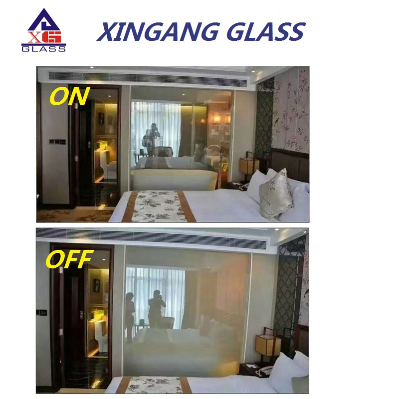 Intelligence Electronic Power Control Decorative Smart Architectural Glass Atomized Dimming Glass