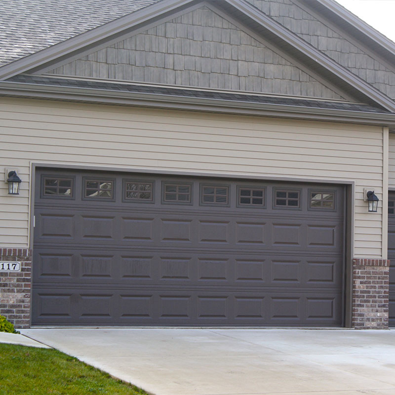 China Manufacturer PU Foam Automatic Steel Sectional Garage Door