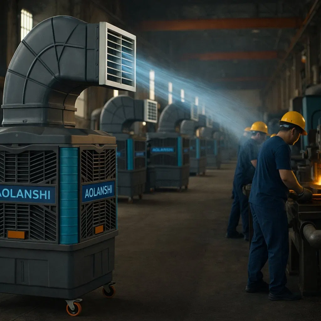 Versatile Warehouse Cooling Unit Low-Noise Operation Industrial Water Cooled Air Conditioner