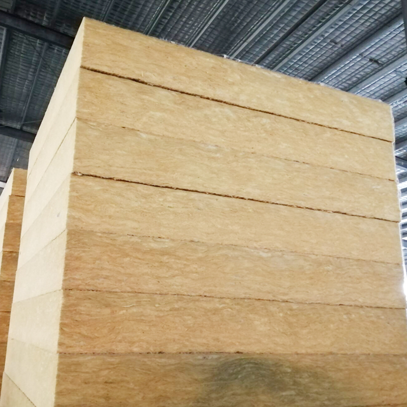 50mm 100mm Fireproof Thermal Insulation Basalt Rock Wool Board for Industrial Furnace and Oven Wal