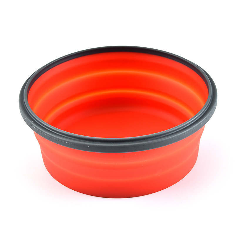 Round Food Silicone Foldable Lunch Box Portable Lunch Bento Box Kitchen Tools