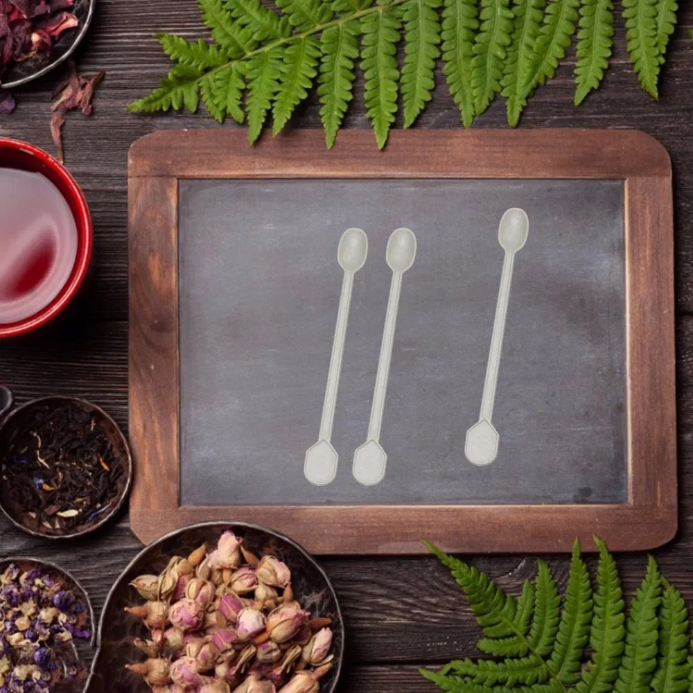 High Quality Mini Biodegradable Eco-Friendly 130 mm Corn Disposable Coffee Stirring Spoon