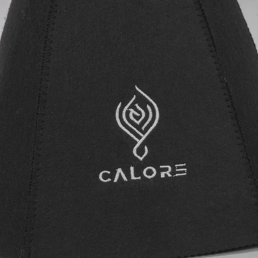 Wool Sauna Hats with Embroidery Logo, Heat-Resistant, Eco-Friendly