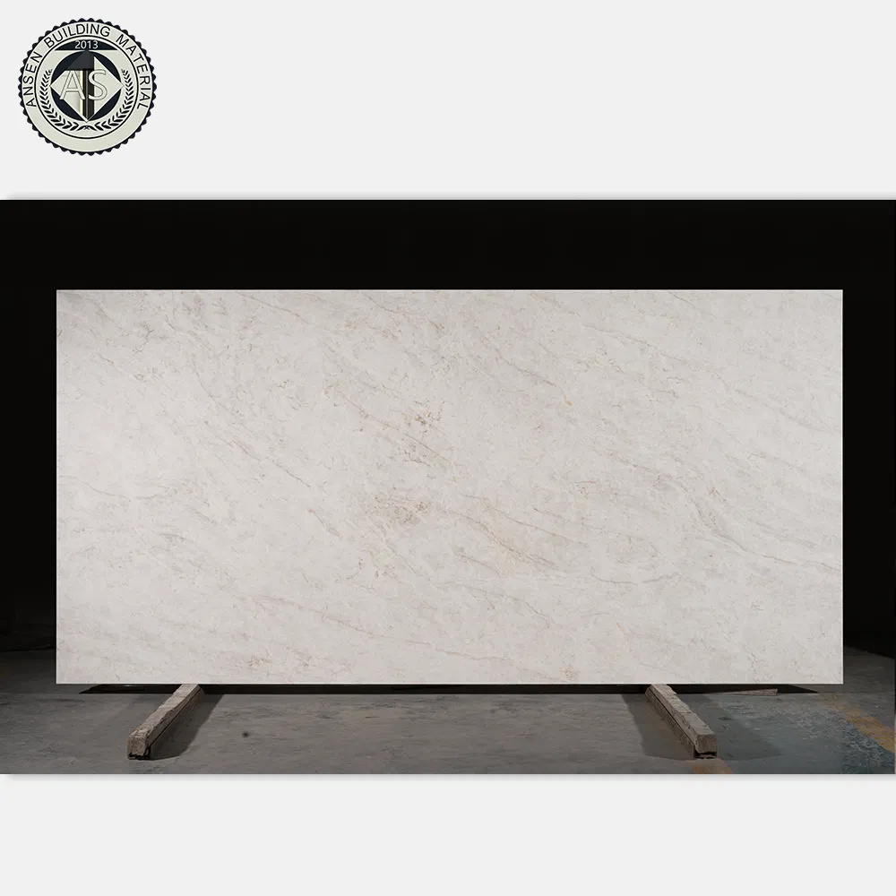Taj Mahal Big Slab Engineered Quartz 20mm 30mm Artificial Quartz Stone for Kitchen Countertop/Vanity Top/Building Material