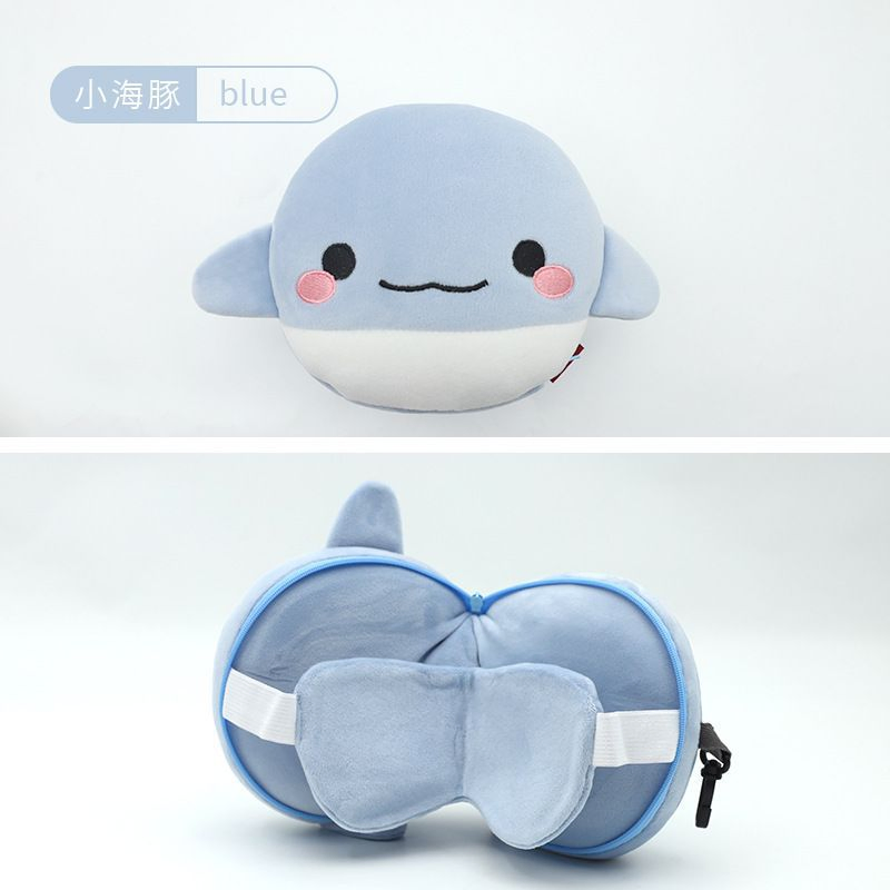 OEM Comfortable Factory 2 in 1 U-Shaped Neck Pillow Eye Mask Set