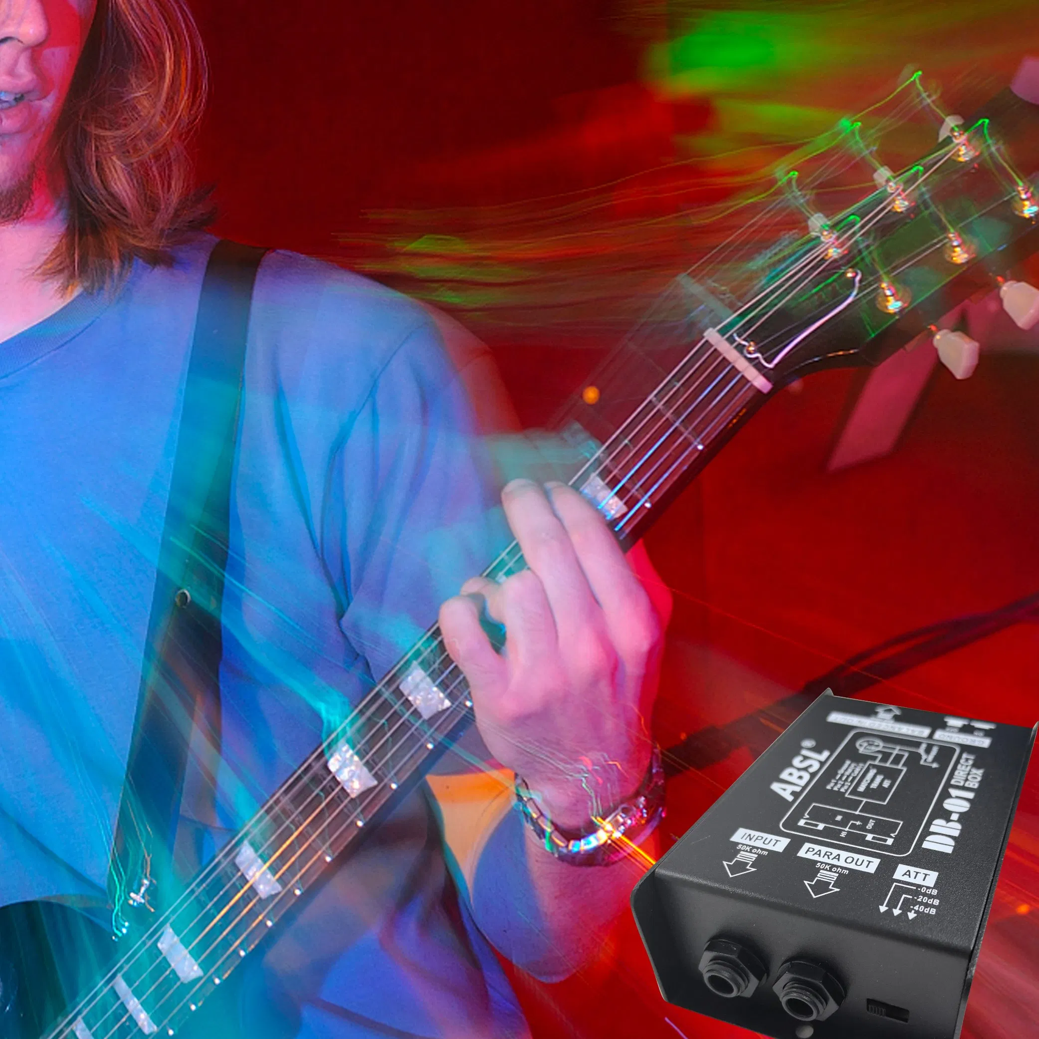 High Quality Metal Single Channel Passive dB-01 Di Box Audio Convert Box