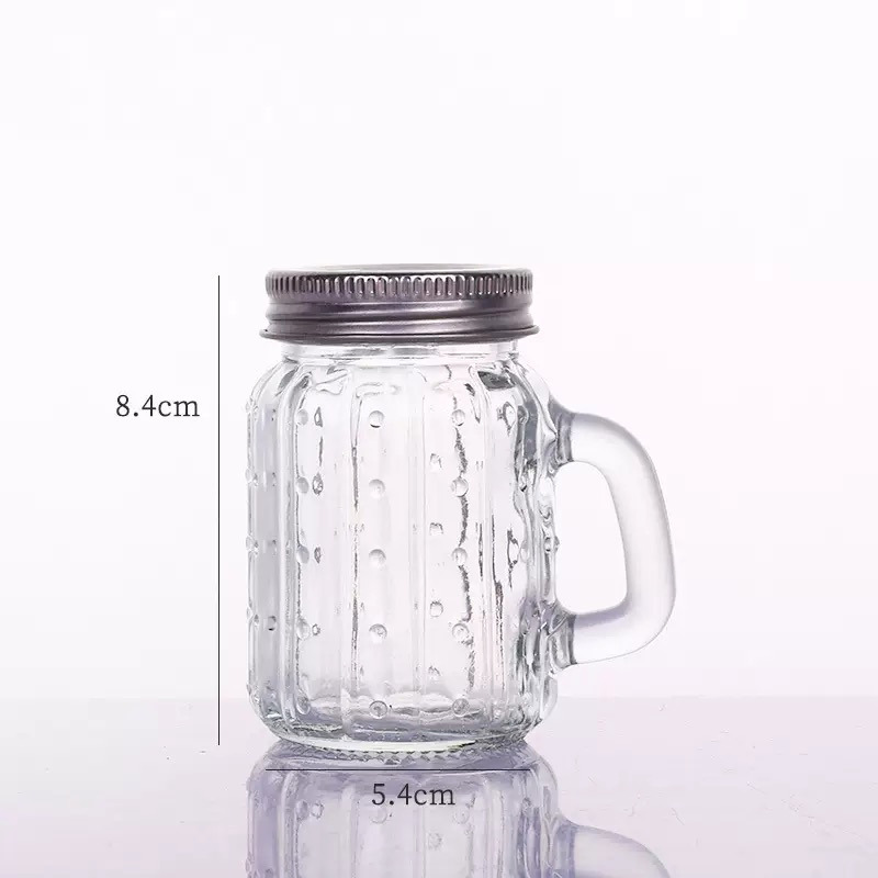 Стеклянная баночка для специй соль и перец