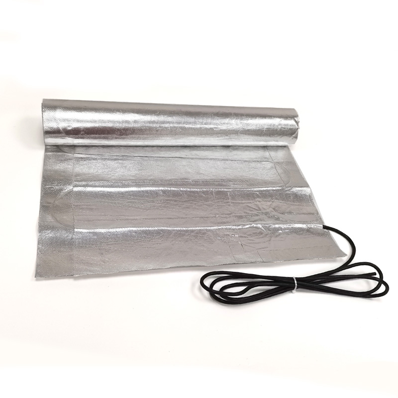 Electric Tile Aluminum Foil Heat Under Floor Heating Mat