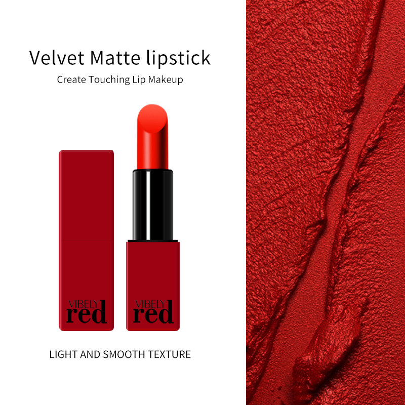 OEM/ODM Factory Makeup Red Smooth Waterproof Lasting Velvet Matte Lipstick Set