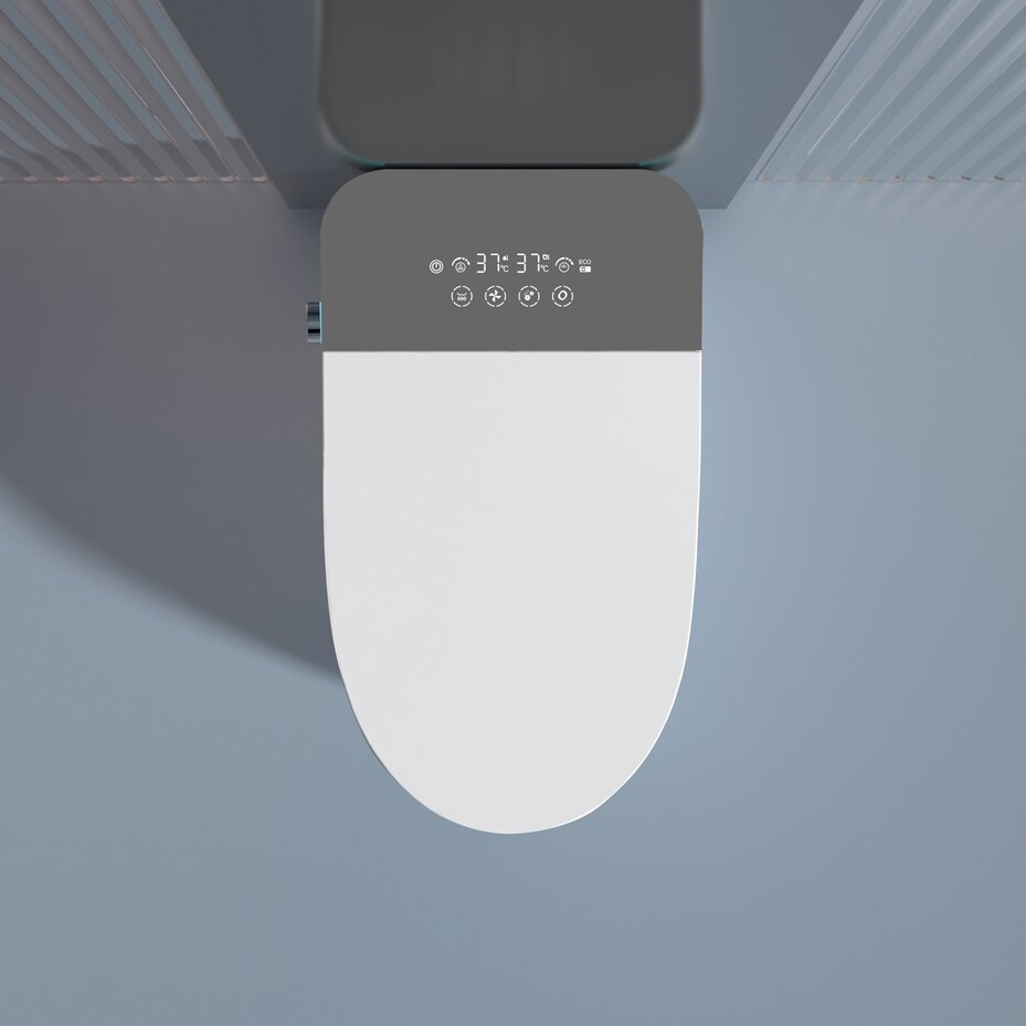 Hot Sale Foot Sensor Flip Heated Seat Bathroom Toilet Automatic Toilet Bowl Ceramic Intelligent Wc Smart Toilet