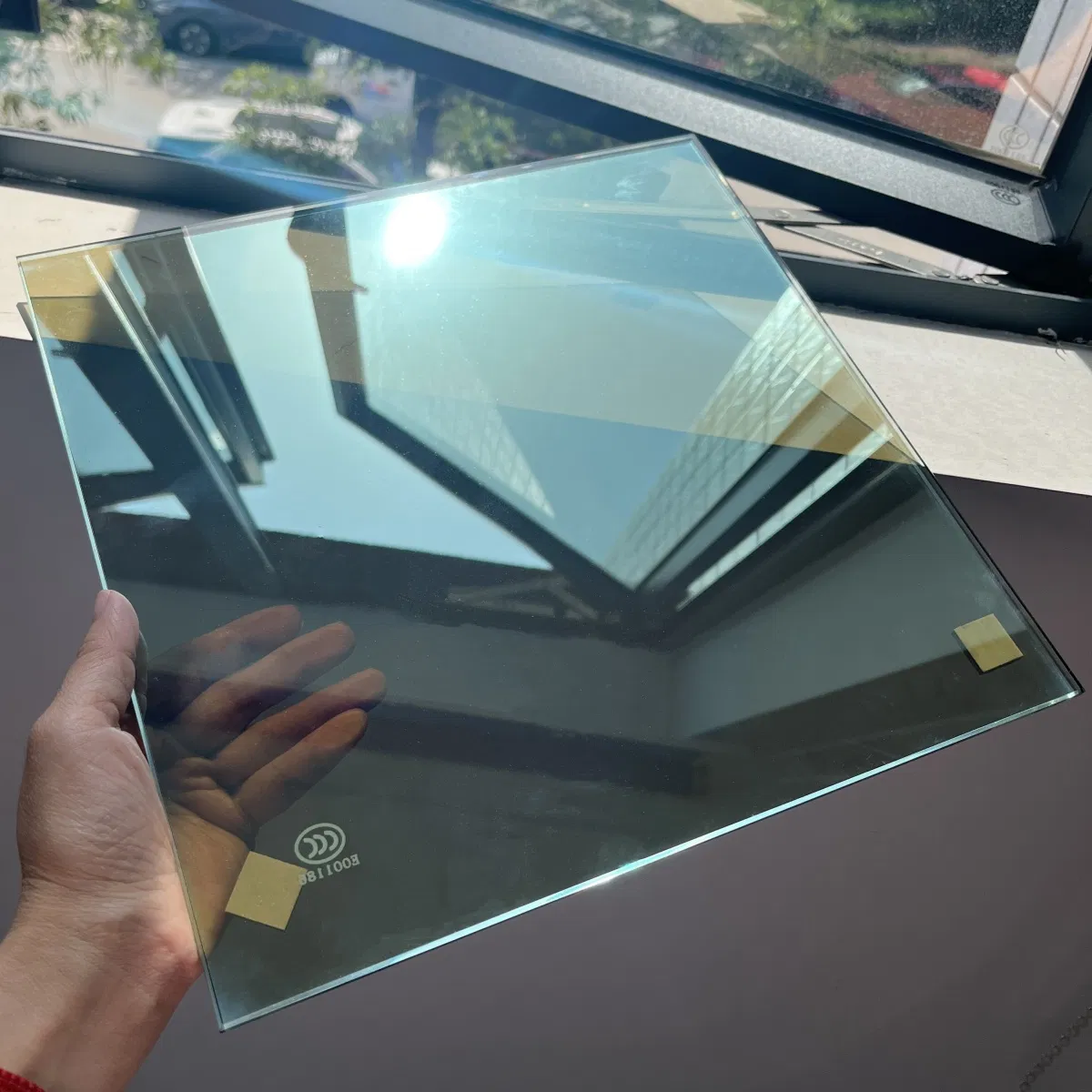 High Quality Reflective Float Glass in European Bronze Dark Gray for Outdoor Doors Windows