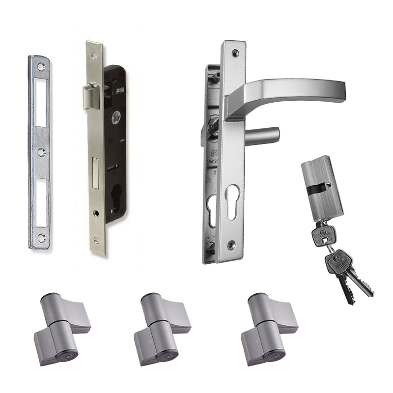 3h High Quality Single Point Lock Casement Door Handle Lock System Hardware Accessories