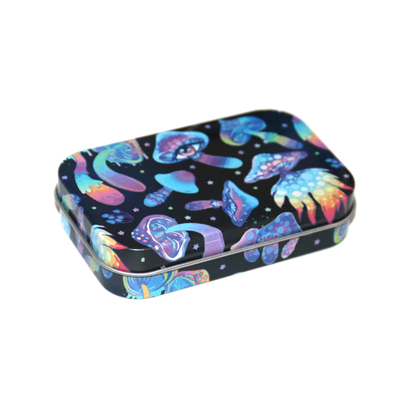 Tinplate Flip-Top Tobacco Box Hand-Rolled Smoking Box Portable Box Smoking Accessories
