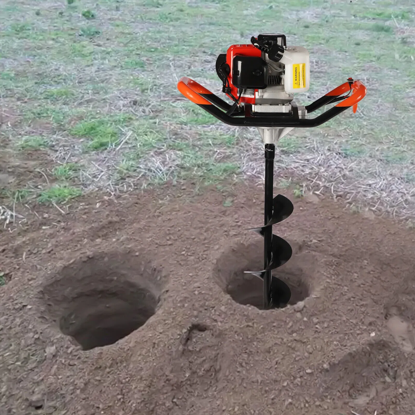 CE 52cc 3HP Petrol Post Hole Digger Drill Borer