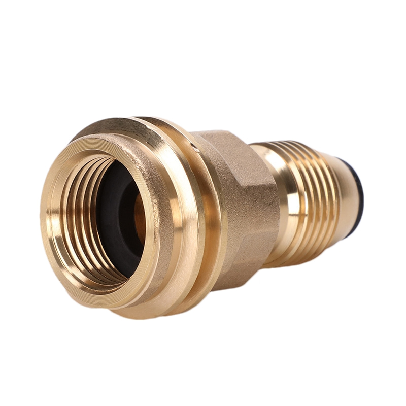 Universal Propane Tank Adapter Converts Pol Lp Tank Service Valve to Qcc1/Type1