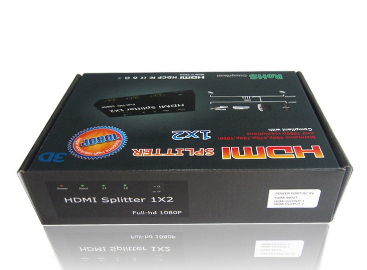 Разветвитель HDMI 1x2 (1080P, 3D)