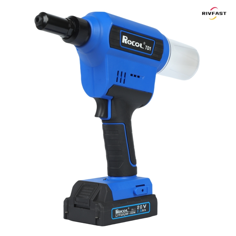 Аккумуляторная заклепочная машина с LCD-экраном