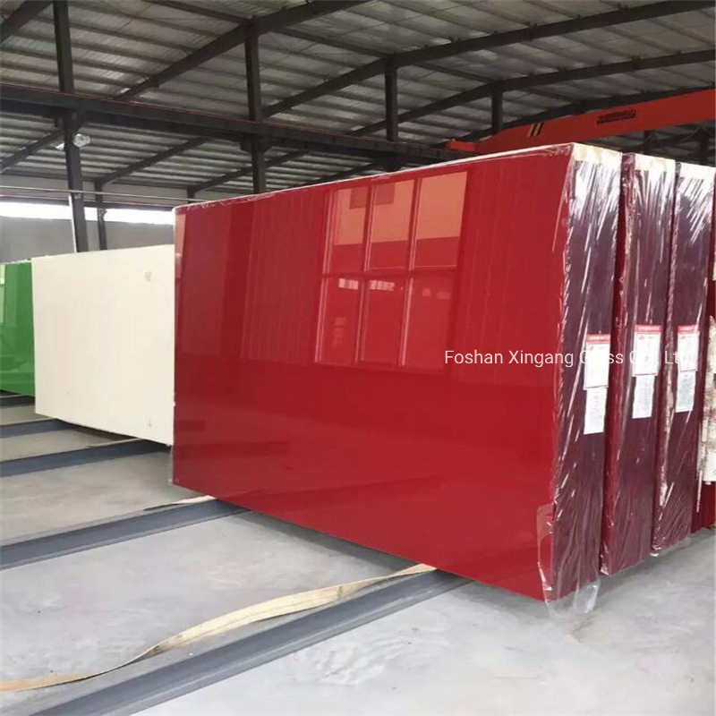 Painted Spandrel Ceramic Lacquered Glass