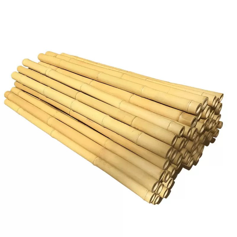 Large Bamboo Poles for Gardening - Natural Thick Stakes, Heavy Duty & Professional