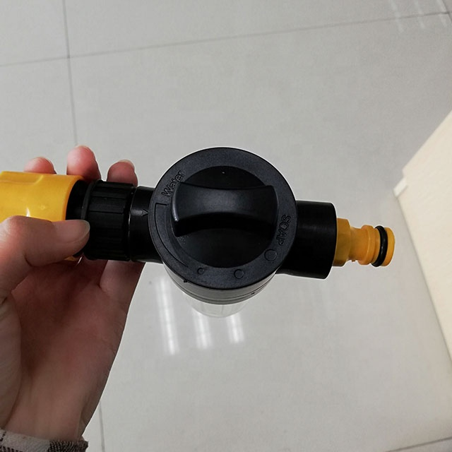 Car Washer Foam Pot Garden Water Hose Twist Nozzle Gun Foam Bottle