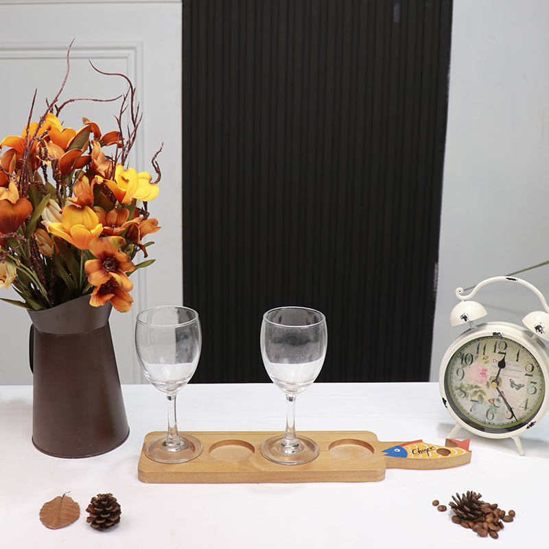 FSC&BSCI Custom Wood Beer Flight Board Wooden Drinking Sampler Tray